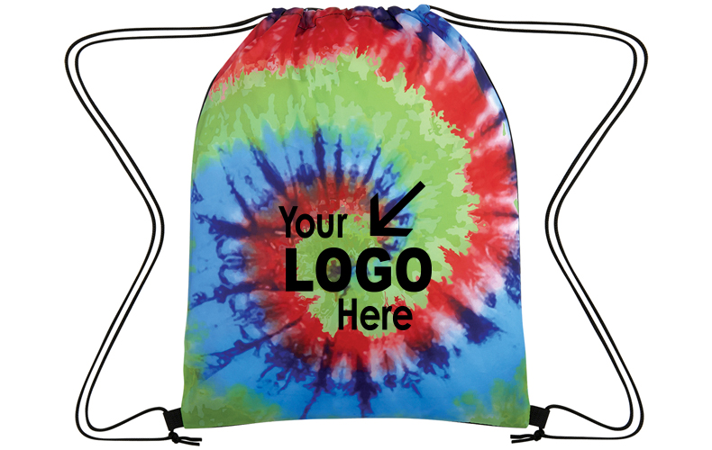 Tie-Dye Drawstring Backpack